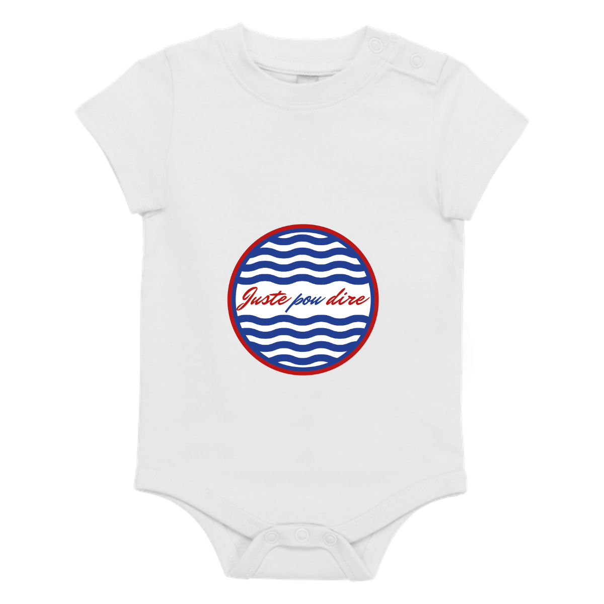 Body bébé - modèle Vague 1 Body bébé - modèle Vague