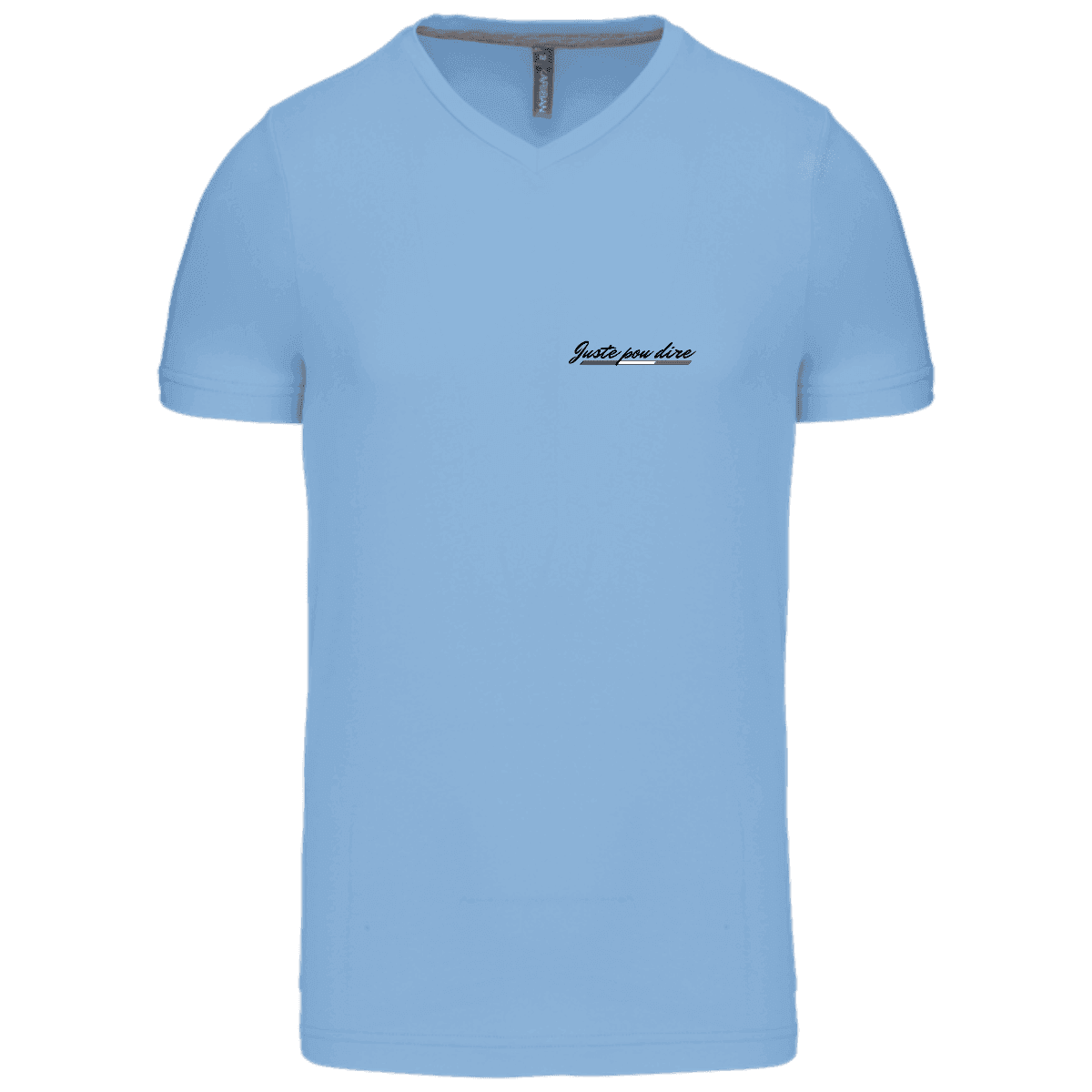 T-shirt Homme col V modèle 1 4 T-shirt Homme col V modèle 1 – Image 4
