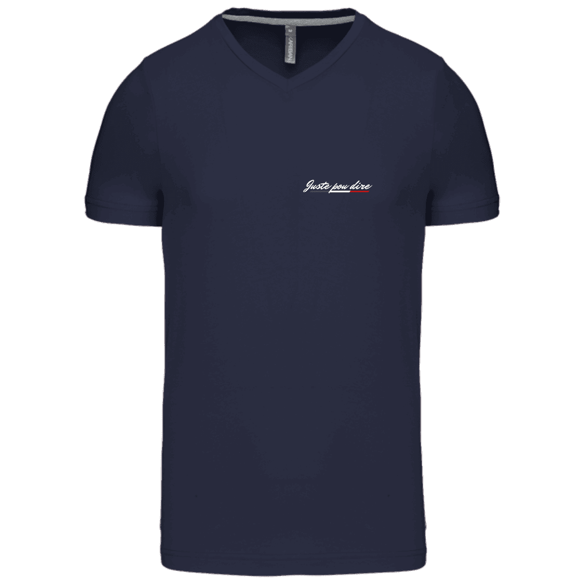 T-shirt Homme col V modèle 1 2 T-shirt Homme col V modèle 1 – Image 2