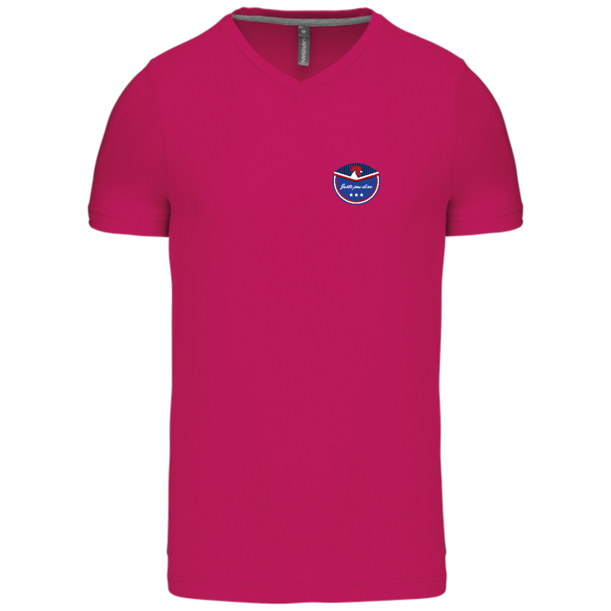 T-shirt Homme col V - modèle Coq 6 T-shirt Homme col V - modèle Coq – Image 6
