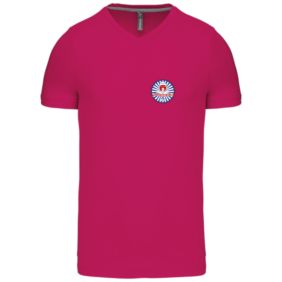 T-shirt Homme col V - modèle Verre 6 T-shirt Homme col V - modèle Verre – Image 6