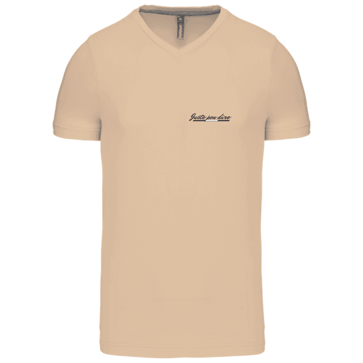 T-shirt Homme col V modèle 1 5 T-shirt Homme col V modèle 1 – Image 5