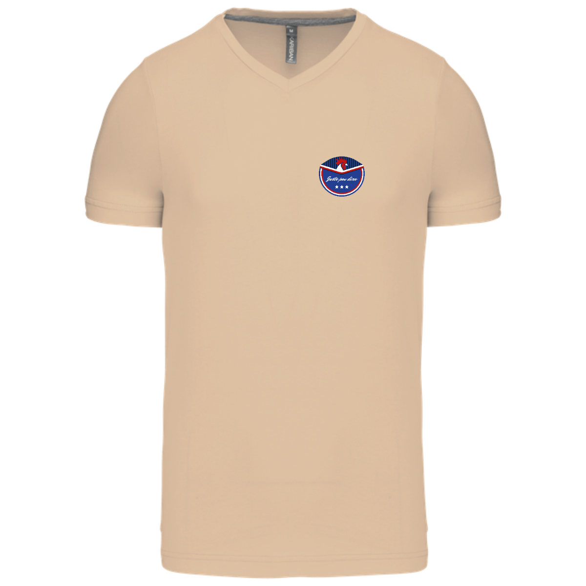T-shirt Homme col V - modèle Coq 5 T-shirt Homme col V - modèle Coq – Image 5