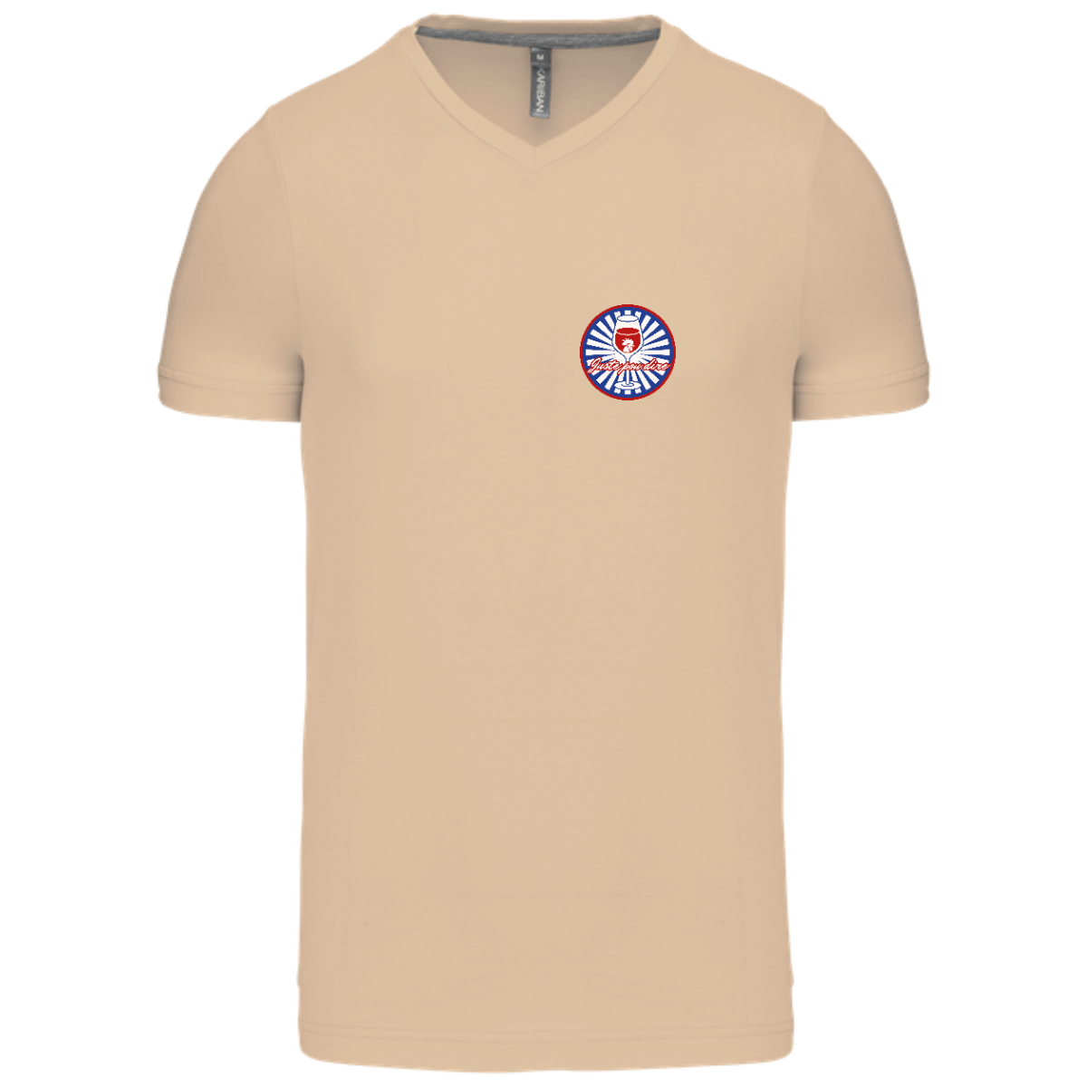 T-shirt Homme col V - modèle Verre 5 T-shirt Homme col V - modèle Verre – Image 5