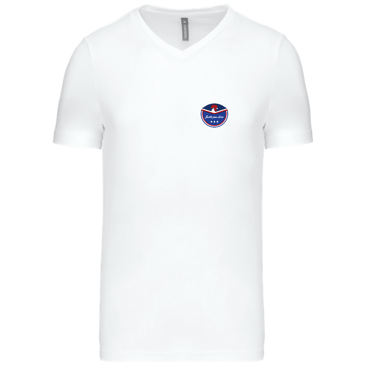 T-shirt Homme col V - modèle Coq 1 T-shirt Homme col V - modèle Coq
