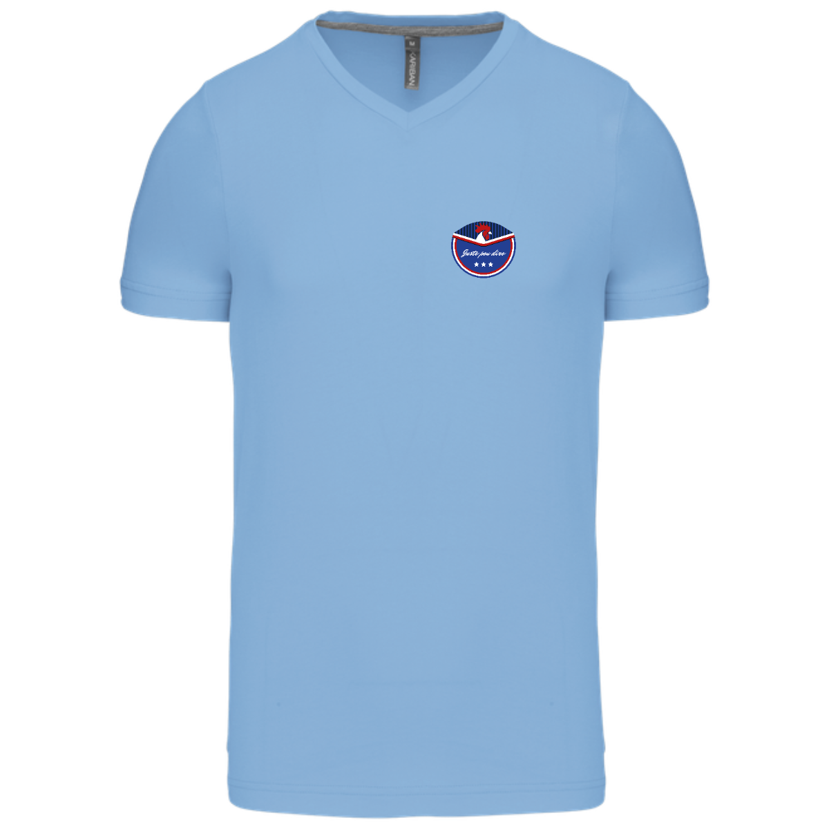 T-shirt Homme col V - modèle Coq 4 T-shirt Homme col V - modèle Coq – Image 4