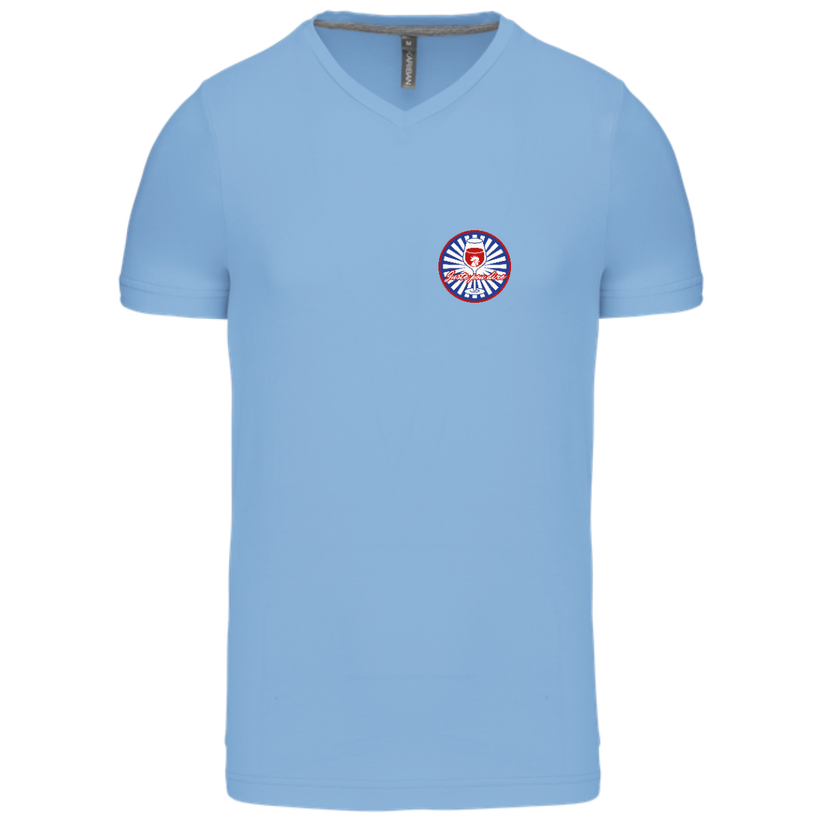 T-shirt Homme col V - modèle Verre 4 T-shirt Homme col V - modèle Verre – Image 4
