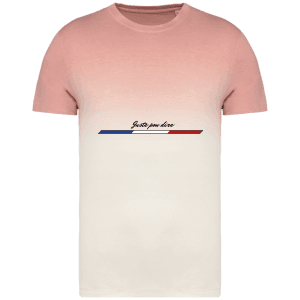 T-shirt unisexe dip dye - modèle 2