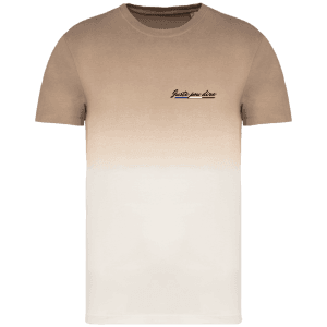 T-shirt unisexe dip dye - modèle 1