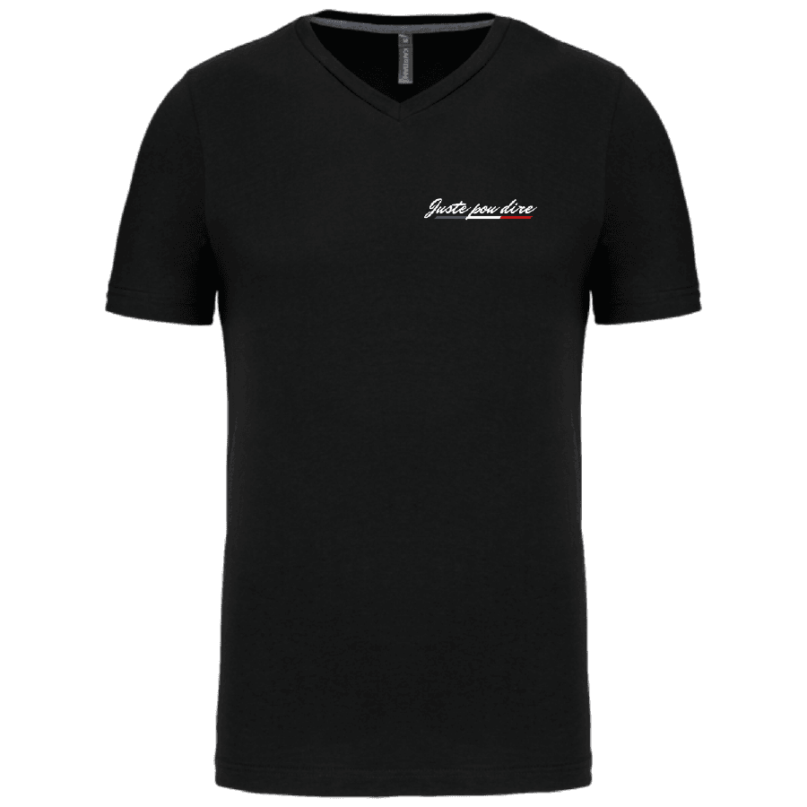 T-shirt Homme col V modèle 1 3 T-shirt Homme col V modèle 1 – Image 3