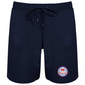 Short de bain deep navy design verre Juste pou dire